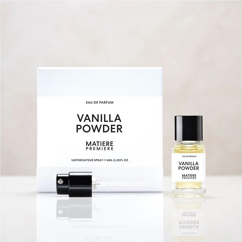 MATIERE-PREMIERE_Vanilla-Powder_6ml_EDP_Packshot-PackSpray_1000x1000px